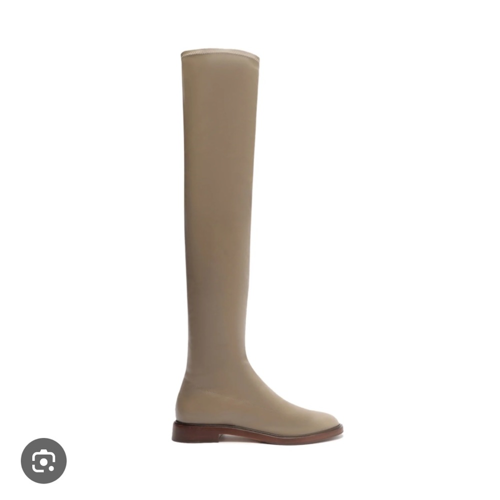 Schutz Kaolin over the knee boot taupe tan